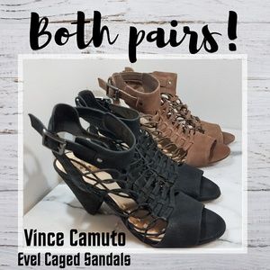 Vince Camuto Evel Caged Sandals *Set of 2*